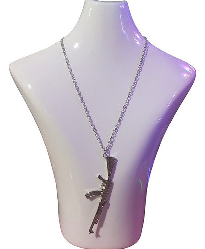 Cadenita Arma Rifle Hombre Collar 0