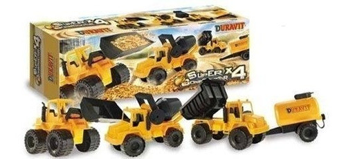 Camion Juguete Constructor 4 Plasticos Grandes Duravit 0203 0