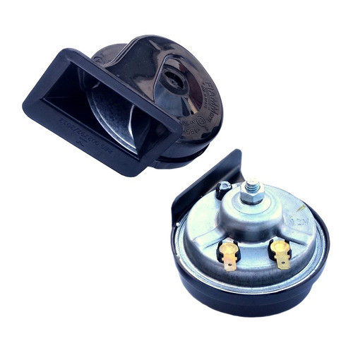 Juego 2 Bocina Original T/caracol Con 2 Term Iveco Stralis 0