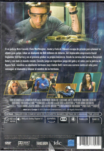 Al Borde Del Abismo - Dvd Nuevo Original Cerrado - Mcbmi 1