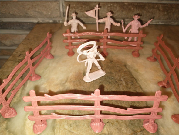 Lote Cowboys Pistoleros Más Cerca Establo Juguete Años 90 0