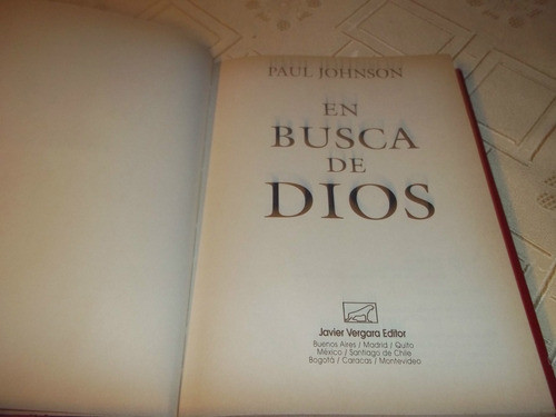 En Busca De Dios - Un Peregrinaje Personal - Paul Johnson 1
