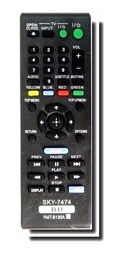 Controle Para Blu-ray Sony Rmt-b120a S190 S390 S490 S590 0