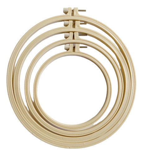 Bastidor Plastico Imitacion Bambu-27cm De Diametro 0