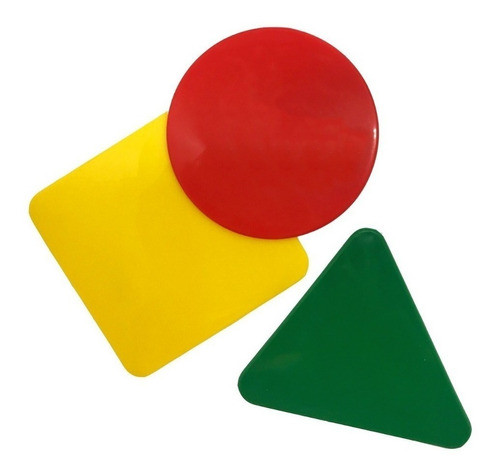 Tarjeta Arbitro Hockey 3 Colores Amarillo Rojo Verde Figuras 1