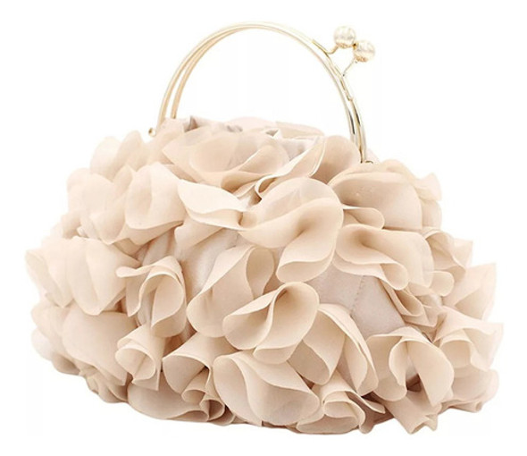 Clutch De Flores Feminina, Festa Formal, Noiva, Bolsa 0 Clutch De Flores Feminina, Festa Formal, Noiva, Bolsa 0