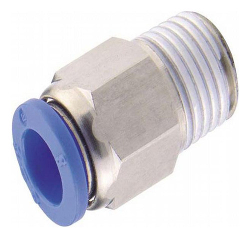 Conector Neumático Recto M Bspt 1/4 - M 08mm 060-04 0