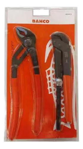 Pinza Pico De Loro Bahco 224 + Llave Para Caño 140 140/224-b 0