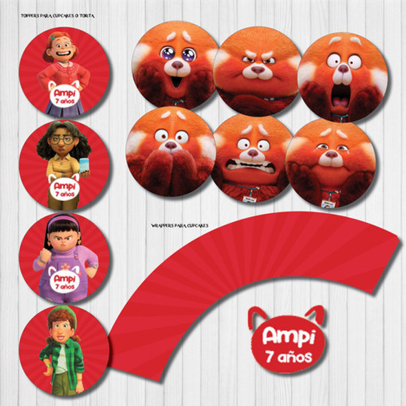 Kit Imprimible Personalizado Red Candy Cumple 1 Kit Imprimible Personalizado Red Candy Cumple 1