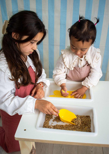Mesa Sensorial Montessori 1