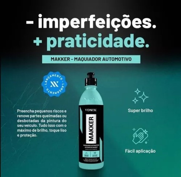 Makker Vonixx Cera Cobre Riscos E Queimados Da Pintura Carro 1