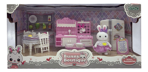 Conejitos Bunny Boutique Set Cocina Ditoys Sharif Express 0