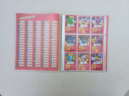 Álbum Gogo's Grazy Bones Trading Card Game Série 1 Comp Ler. 1