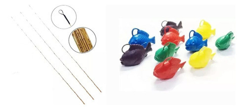 6 Vara + 30 Peixe Pescaria/ Festa Junina/ Envio Imediato 0