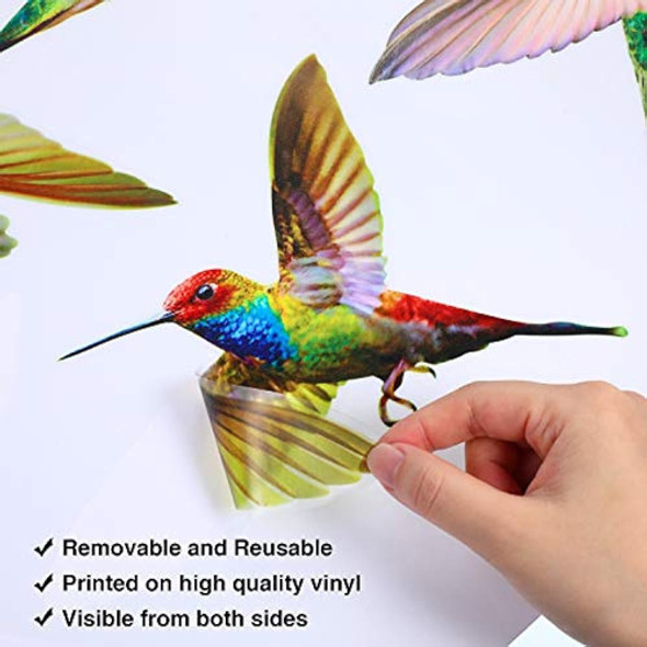 Adhesivos Para Ventana De Colibrí De Gran Tamaño, Adhesivos 1