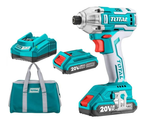 Atornillador Impacto 20v 1/4 Total Sin Carbones Tirli2002 0