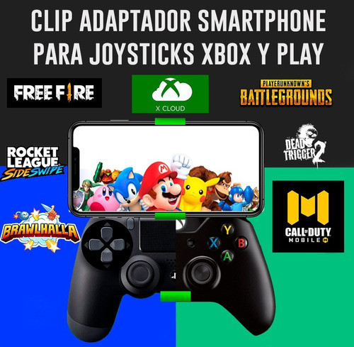 Soporte Joystick Xbox One, Series S/x/ps4 Clip Smartphone! 1