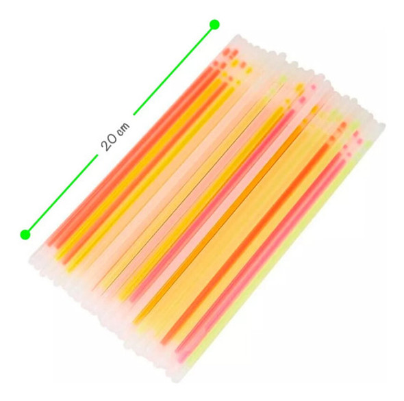 Pulseras Luminosas Quimicas Neon Fiesta Cotillon Rompecocos 1