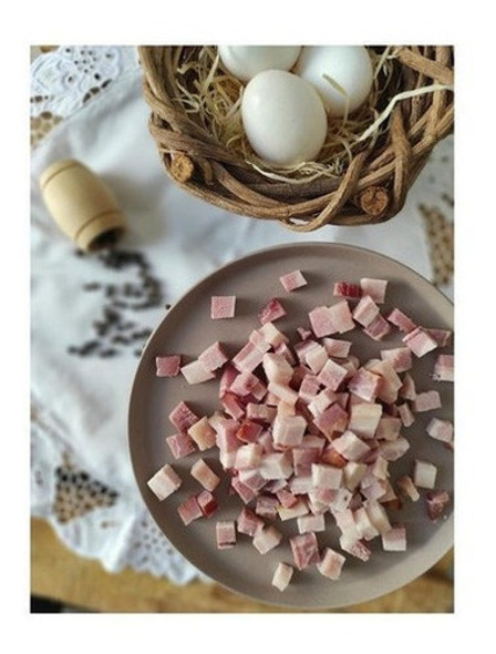 Bacon Defumado Artesanal Em Cubos 2 Kilos 1