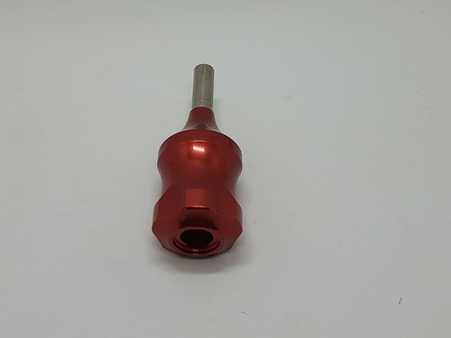 2 Grips Fixos Red P Cartuchos Universais Tattoo 28mm + Haste 1