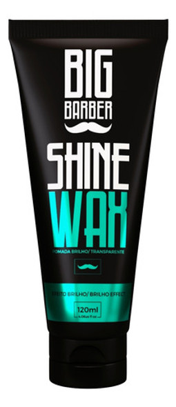 Cera Modeladora Shine Wax Big Barber 120g Premium Kit 2 Unid 1
