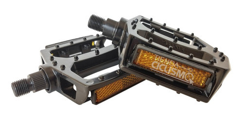 Pedales Bicicleta Aluminio Rosca 1/2 Rodamientos Bolillas 0