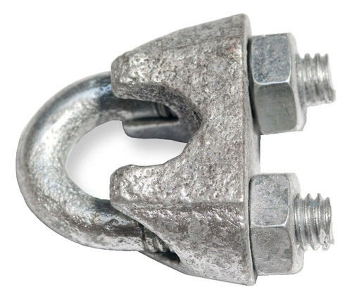 Grampa Prensacable Galvanizada 6mm 1/4 Pulgada X 4 Unidades 0