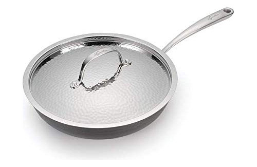 Lagostina Nera Hard Anodizado 12 En Skillet Cubierto 0