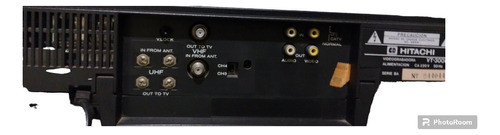 Videograbadora Cassettera Vhs Hitachi -año 1992- No Funciona 0