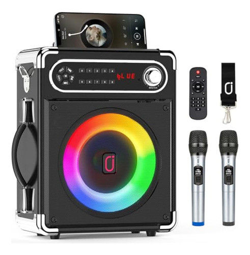 Jauyxian Altavoz Bluetooth Con Dos Micrófonos 0