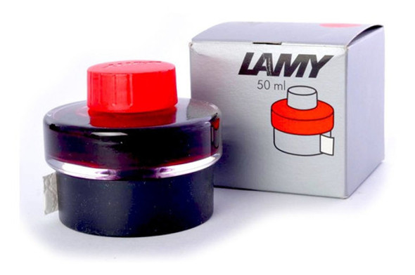 Tintero Tinta Estilografica Al Alcohol Lamy T52 50ml Rojo 1
