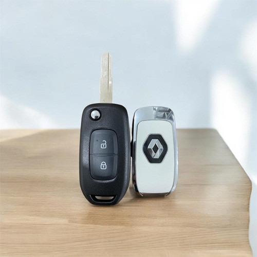 Chave Canivete 2 Botões Renault Logan Kwid Telecomando 1