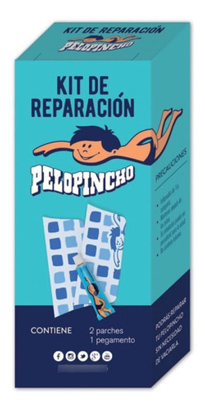 Kit De Reparación Pelopincho Original Parche Lona Pegamento 0 Kit De Reparación Pelopincho Original Parche Lona Pegamento 0