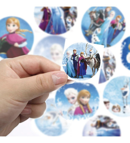 Pack De 30pegatinas Para Cumpleaños Frozen Autoadhesivas 1