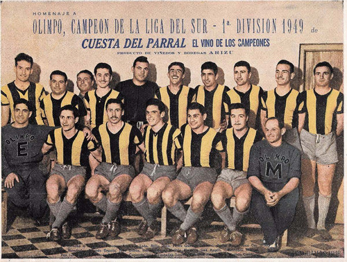 Antiguo Poster Lamina Olimpo Bahia Blanca 1949 0