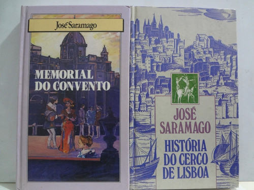 2 Livros José Saramago Historia Cerco De Lisboa + Memorial 0
