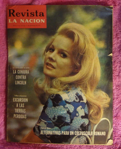 Revista La Nacion 1971 Chunchuna Villafañe Carroll Baker 0
