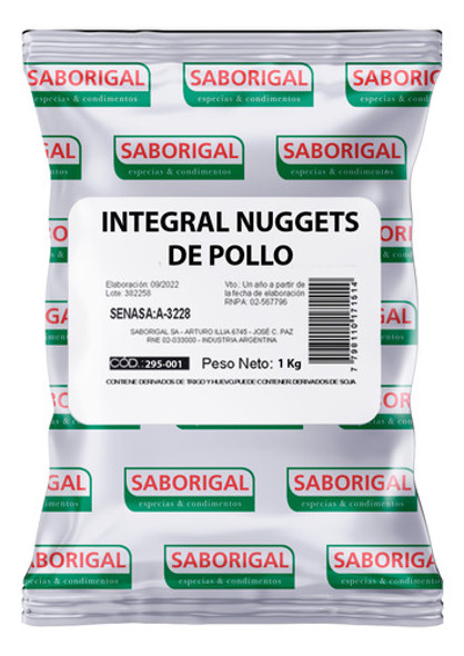 Integral Nuggets De Pollo Saborigal X 1 Kg 0
