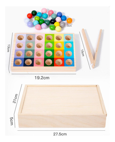 Brinquedo De Correspondência De Cores Do Arco-íris 1