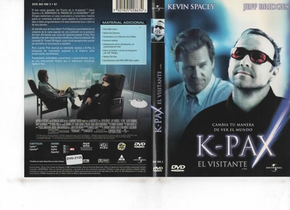 K-pax El Visitante (2001) (mx) - Dvd Original - Mcbmi 0