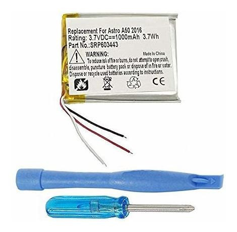 Bateria Para Auriculares Astro A50 1000 Mah 3.7v  Srp603443 0