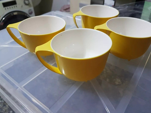 100 Xicara Caneca Antiga Vitage Plastico Acrilico Novo 1