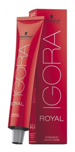 Tinte Profesional Permanente Igora Royal Schwarzkopf 60ml Color 7-77 Rubio Medio Cobrizo Intenso 0
