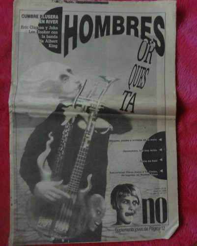 Suple No Pagina12 Mayo 1994 Clapton Fabi Cantilo Steve Jones 0