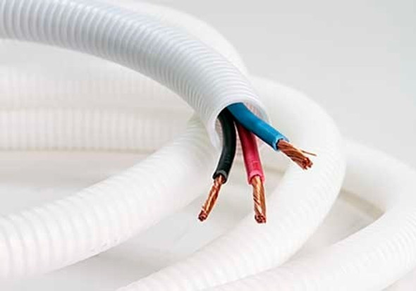 Caño Flexible Corrugado 1` 25mm. Blanco X25mts Norma 320 0