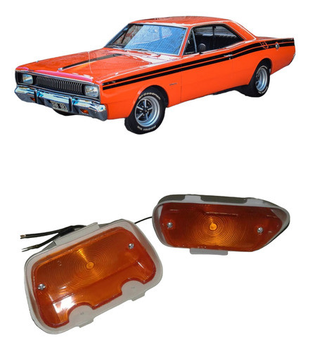 Faro De Giro Dodge Gtx Polara Rt Coronado Juego X2 Unidades 0