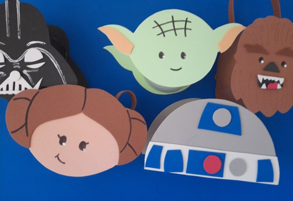 Dulceros Goma Eva Star Wars Antifaces Sorpresitas Cotillon 1