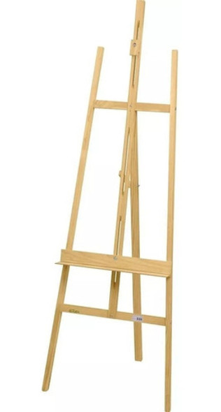 Cavalete Para Pintura Medindo 1,8 Metros - Madeira - Com10 0 Cavalete Para Pintura Medindo 1,8 Metros - Madeira - Com10 0