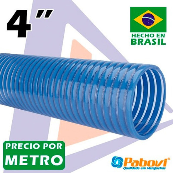 Motobomba Agua Manguera Succion Expulsion 4 PuLG Precio X Mt 1