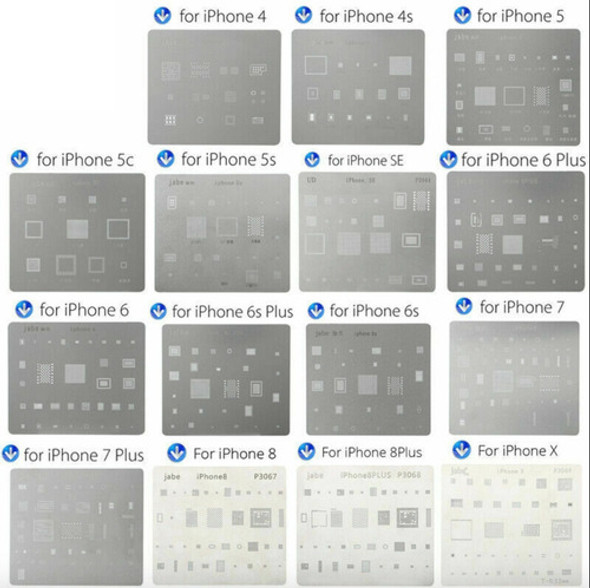 Stencil Reballing Smd iPhone 8 Plus 1